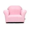 Keet Microsuede Children's Chair, Roundy, Pink