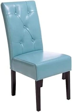 Christopher Knight Home Taylor Bonded Leather Dining Chairs, 2-Pcs Set, Dark Grey -Songmics Furniture Shop 31al2aF1MvL. AC