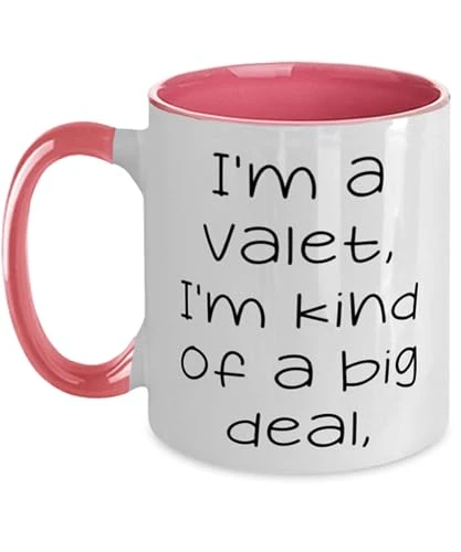 GENERIC Funny Valet Gifts, I'm A Valet. I'm Kind Of A Big Deal, Funny Birthday Two Tone 11oz Mug For Coworkers From Coworkers, Cheap Valet Gifts, Personalized Valet Gifts, Unique Valet Gifts, Engraved Valet 1 GENERIC Funny Valet Gifts, I'm A Valet. I'm Kind Of A Big Deal, Funny Birthday Two Tone 11oz Mug For Coworkers From Coworkers, Cheap Valet Gifts, Personalized Valet Gifts, Unique Valet Gifts, Engraved Valet