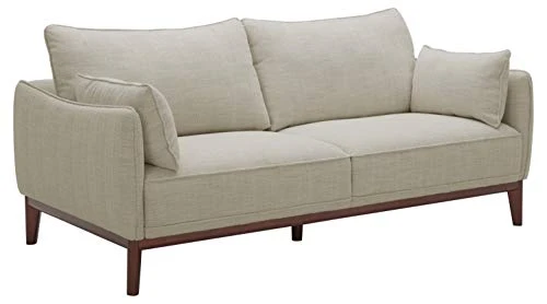 Amazon Brand – Stone & Beam Hillman Mid-Century Sofa Couch With Wood Base And Legs, 78"W, Ivory 1 Amazon Brand – Stone & Beam Hillman Mid-Century Sofa Couch With Wood Base And Legs, 78"W, Ivory