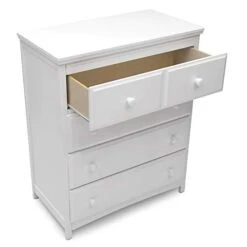 Delta Children Emerson 4 Drawer Chest, Greenguard Gold Certified, Bianca White -Songmics Furniture Shop 31b9fnnNksL