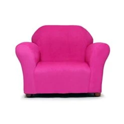 Keet Microsuede Children's Chair, Roundy, Pink -Songmics Furniture Shop 31bB29eW7 L
