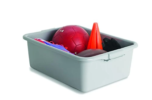 Artisan Utility Bus Box And Storage Bin With Handles, 2-Pack, Gray, 15.5" X 21" X 7" 3 Artisan Utility Bus Box And Storage Bin With Handles, 2-Pack, Gray, 15.5" X 21" X 7" - Image 3