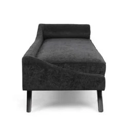 Christopher Knight Home Cagle Chaise Lounge,Wood, Black + Dark Brown -Songmics Furniture Shop 31bWc2p6GCL