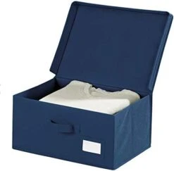 WENKO Storage Box Air L-Breathable Fleece, 44 X 19 X 33 Cm, Blue 13 WENKO Storage Box Air L-Breathable Fleece, 44 X 19 X 33 Cm, Blue -Songmics Furniture Shop 31by6uDOqNL. AC
