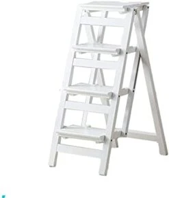 ATAAY Ladders Telesstep Ladder,Folding Step,Wooden Lightweight And Foldable For Child Adult/Black -Songmics Furniture Shop 31c9Pwm7dqS. AC
