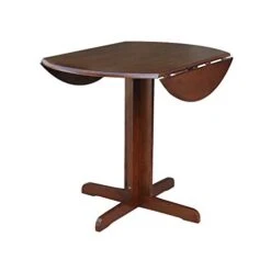 International Concepts Dual Drop Leaf Dining Table, 36-Inch, Espresso -Songmics Furniture Shop 31cCFFYmrbL