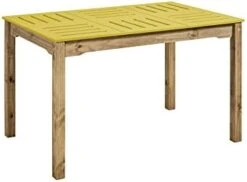 Manhattan Comfort Stillwell Dining Table, Red -Songmics Furniture Shop 31cE1KZmP6L. AC