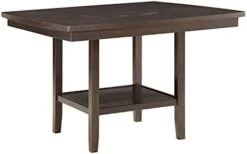 Lexicon Baronscourt Counter Height Dining Table, Dark Brown -Songmics Furniture Shop 31ceeRdML. AC