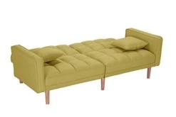 Msaleen Futon Sofa Bed Convertible Sofa, Futtonsleeper Sofa Bed Futon Couch Bed - Yellow SP -Songmics Furniture Shop 31cujWU5CSL