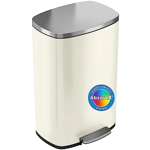 ITouchless SoftStep 13.2 Gallon Kitchen Step Trash Can With Odor Filter, 50 Liter Rose Gold Stainless Steel Pedal Garbage Bin For Home, Office, Business, Silent And Gentle Lid Open And Close, 13 Gal 12 ITouchless SoftStep 13.2 Gallon Kitchen Step Trash Can With Odor Filter, 50 Liter Rose Gold Stainless Steel Pedal Garbage Bin For Home, Office, Business, Silent And Gentle Lid Open And Close, 13 Gal - Image 12