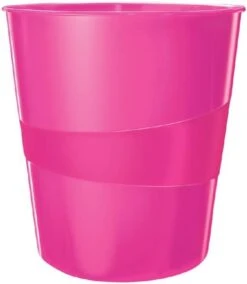 Leitz 15 Litre Waste Bin, Plastic, Wow Range, Metallic Pink -Songmics Furniture Shop 31dosgB0CIL. AC
