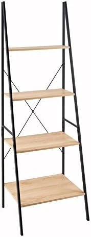 ClosetMaid 1316 4-Tier Wood Ladder Shelf Bookcase, Gray 5 ClosetMaid 1316 4-Tier Wood Ladder Shelf Bookcase, Gray - Image 5