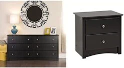 Prepac Sonoma 6 Drawer Double Dresser For Bedroom, Espresso & Fremont Nightstand, Tall 3-Drawer, Espresso -Songmics Furniture Shop 31eLquvVuL. AC
