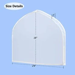 KEEGH Extra Wide Garment Shoulder Covers Bag (Set Of 12) Breathable Hanging Closet Suit Organizer Keep Clothes Shoulder Clean, 2" Gusset Hold More Coats, Jackets, Dress 9 KEEGH Extra Wide Garment Shoulder Covers Bag (Set Of 12) Breathable Hanging Closet Suit Organizer Keep Clothes Shoulder Clean, 2" Gusset Hold More Coats, Jackets, Dress -Songmics Furniture Shop 31efVPTKr0L
