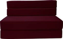 D&D Futon Furniture Folding Foam Mattress, Sofa Chair Bed, Guest Beds (Full Size, Hunter Green) -Songmics Furniture Shop 31ejmejdnBL. AC