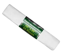 Party Bargains 40 Inch Garment Bags - [50 Count] 80 Gauge Dry Cleaning Laundrette Bag For Suits, Dresses, Gowns, Coats, Uniforms, & More - Clear Polyethylene Clothes Cover Protector