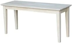 International Concepts Shaker Styled Bench RTA, Black -Songmics Furniture Shop 31eyTi0xcgL. AC