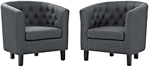 Modway Prospect Upholstered Fabric Living Room, Loveseat And Two Armchairs Set, Azure 15 Modway Prospect Upholstered Fabric Living Room, Loveseat And Two Armchairs Set, Azure - Image 15