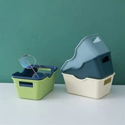 AMAYYAsnh Under Bed Storage Portable Storage Basket Desktop Sundries Storage Box (Color : 4) 14 AMAYYAsnh Under Bed Storage Portable Storage Basket Desktop Sundries Storage Box (Color : 4) -Songmics Furniture Shop 31fsQETgOQL