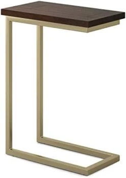 SIMPLIHOME Skyler SOLID MANGO WOOD And Metal 18 Inch Wide Rectangle Inrial C Side Table In Distressed White Wash, Fully Assembled , For The Living Room And Bedroom -Songmics Furniture Shop 31gIw0VaYIL. AC