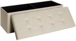 SONGMICS 30 Inches Folding Storage Ottoman Bench, Storage Chest, Foot Rest Stool, Navy Blue ULSF47IN 22 SONGMICS 30 Inches Folding Storage Ottoman Bench, Storage Chest, Foot Rest Stool, Navy Blue ULSF47IN -Songmics Furniture Shop 31gWU43ebTL. AC