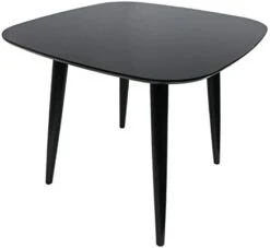 Christopher Knight Home Bass Mid Century Modern Square Faux Wood Dining Table, Walnut Finish, 35.75D X 35.75W X 30H In -Songmics Furniture Shop 31gWfuaX48L. AC