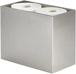MDesign Steel Floor Stand Toilet Paper Organizer, 4-Roll Tissue Storage Holder Container Bin For Bathroom, Fits Under Sink, Vanity, Shelf, In Cabinet, Or Corner, Metro Collection - Soft Brass 19 MDesign Steel Floor Stand Toilet Paper Organizer, 4-Roll Tissue Storage Holder Container Bin For Bathroom, Fits Under Sink, Vanity, Shelf, In Cabinet, Or Corner, Metro Collection - Soft Brass -Songmics Furniture Shop 31gn0jYVYHL. AC