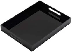Glossy White Sturdy Acrylic Serving Tray With Handles-12x20 Inch-Serving Coffee Appetizer Breakfast-Kitchen Countertop Tray-Makeup Drawer Organizer-Vanity Table Tray-Ottoman Tray-Decorative Tray 19 Glossy White Sturdy Acrylic Serving Tray With Handles-12x20 Inch-Serving Coffee Appetizer Breakfast-Kitchen Countertop Tray-Makeup Drawer Organizer-Vanity Table Tray-Ottoman Tray-Decorative Tray -Songmics Furniture Shop 31gqhdUaAQL. AC 1