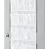 Whitmor Door Shoe Bag Hanging Organizer-12 Pair-24 Oversized Pockets, Clear