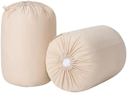 ECOWAN LIVING 8Gal Cylindrical Clothes Blanket Quilt Pillow Storage Bag, Closet Organizer Storage Container, Reusable Drawstring Packing Bag, Durable Handle, Moistureproof(Gray, M, 2 Bag) 8 ECOWAN LIVING 8Gal Cylindrical Clothes Blanket Quilt Pillow Storage Bag, Closet Organizer Storage Container, Reusable Drawstring Packing Bag, Durable Handle, Moistureproof(Gray, M, 2 Bag) - Image 8