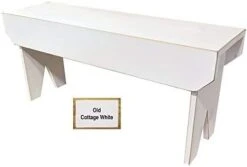 Sawdust City Wooden Bench 3ft Long (Old Black) -Songmics Furniture Shop 31i1quGHKWL. AC