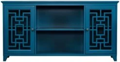 Landpink Modern Accent Buffet Sideboard Cabinet – 35" Wood Storage Cabinet Console Table With Doors And Adjustable Shelf For Hallway, Entryway Or Living Room, Dining Room | Teal Blue 35in 13 Landpink Modern Accent Buffet Sideboard Cabinet – 35" Wood Storage Cabinet Console Table With Doors And Adjustable Shelf For Hallway, Entryway Or Living Room, Dining Room | Teal Blue 35in -Songmics Furniture Shop 31iEvwehQkL. AC