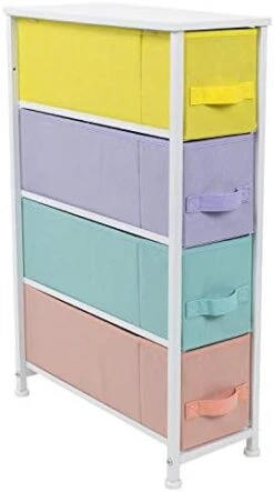 Sorbus Kids Narrow Dresser With 4 Drawers - Vertical Slim Storage Chest Of Drawers With Steel Frame, Wood Top & Easy Pull Fabric Bins For Small Spaces, Closets, Bedroom, Bathroom & Laundry 24 Sorbus Kids Narrow Dresser With 4 Drawers - Vertical Slim Storage Chest Of Drawers With Steel Frame, Wood Top & Easy Pull Fabric Bins For Small Spaces, Closets, Bedroom, Bathroom & Laundry -Songmics Furniture Shop 31iM1MuZUYL. AC