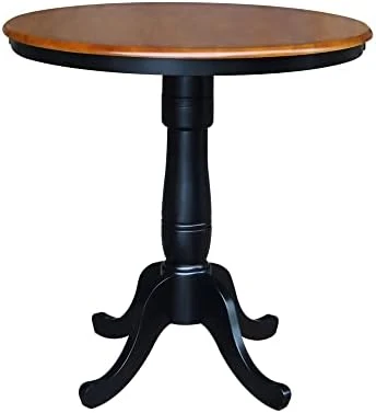 International Concepts 30-Inch Round By 30-Inch Round Top Ped Table, Rich Mocha 9 International Concepts 30-Inch Round By 30-Inch Round Top Ped Table, Rich Mocha - Image 9