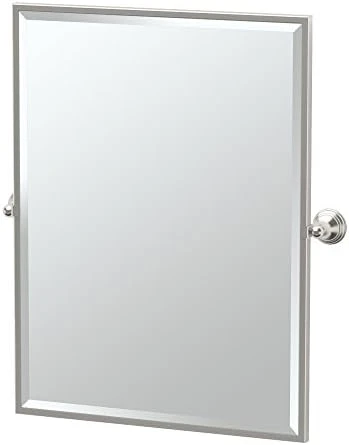 Gatco 4359FS Charlotte Framed Large Rectangle Mirror, Chrome 5 Gatco 4359FS Charlotte Framed Large Rectangle Mirror, Chrome - Image 5