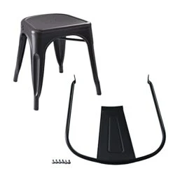 Amazon Basics 33DC01S4-BK Chair, Black, 20.1"D X 17.1"W X 33.5"H 13 Amazon Basics 33DC01S4-BK Chair, Black, 20.1"D X 17.1"W X 33.5"H -Songmics Furniture Shop 31iZ2EzREFS