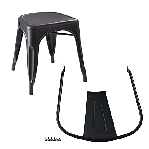 Amazon Basics 33DC01S4-BK Chair, Black, 20.1"D X 17.1"W X 33.5"H 6 Amazon Basics 33DC01S4-BK Chair, Black, 20.1"D X 17.1"W X 33.5"H - Image 6