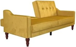 Novogratz 2373079N Beatrice Coil, Convertible Sofa Bed & Couch, Black Futon -Songmics Furniture Shop 31ijeJX0gdL. AC