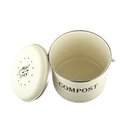 Compost Bin, 1.3 Gal Kitchen Compost Bin Countertop With Lid - Small Indoor Compost Bucket With 7 Bonus Charcoal Filters, Flies/Odor Proof Compost Container Kitchen Pail, Recycling Caddy, Cream 9 Compost Bin, 1.3 Gal Kitchen Compost Bin Countertop With Lid - Small Indoor Compost Bucket With 7 Bonus Charcoal Filters, Flies/Odor Proof Compost Container Kitchen Pail, Recycling Caddy, Cream -Songmics Furniture Shop 31j6JEiTPRL