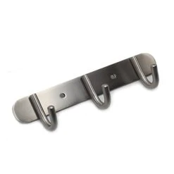 Coat Hook Rack With 3 Round Hooks - Premium Modern Wall Mounted - Ultra Durable With Solid Steel Construction, Brushed Stainless Steel Finish, Super Easy Installation, Rust And Water Proof 5 Coat Hook Rack With 3 Round Hooks - Premium Modern Wall Mounted - Ultra Durable With Solid Steel Construction, Brushed Stainless Steel Finish, Super Easy Installation, Rust And Water Proof -Songmics Furniture Shop 31j7nBfIZJL