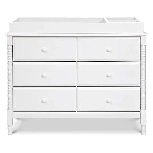 DaVinci Jenny Lind Spindle 6-Drawer Dresser In White 6 DaVinci Jenny Lind Spindle 6-Drawer Dresser In White - Image 6