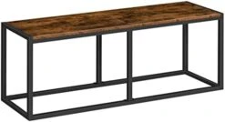 HOOBRO Dining Benches, Pair Of 2 Benches, 47.2 Inch Table Bench, Industrial Style Indoor Bench, Steel Frame, Easy To Assemble, For Kitchen, Dining Room, Rustic Brown And Black BF12CDP201 -Songmics Furniture Shop 31jKohIzVCL. AC