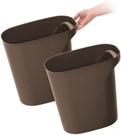 IRIS USA 6 Gallon / 24 Quart Plastic Wastebasket Trash Cans For Home, Office, Bedroom, Bathroom, Made With Recycled Materials, Black, 2-Pack 22 IRIS USA 6 Gallon / 24 Quart Plastic Wastebasket Trash Cans For Home, Office, Bedroom, Bathroom, Made With Recycled Materials, Black, 2-Pack -Songmics Furniture Shop 31jZIcktL. AC