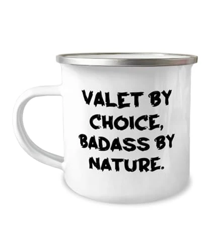 GENERIC Nice Valet 12oz Camper Mug, VALET BY CHOICE, BADASS BY NATURE, Present For Men Women, Love Gifts From Boss, Funny Valet Mug, Funny Camper Mug, Funny 12oz Mug, Funny Valet Gift, Funny Camper Gift 1 GENERIC Nice Valet 12oz Camper Mug, VALET BY CHOICE, BADASS BY NATURE, Present For Men Women, Love Gifts From Boss, Funny Valet Mug, Funny Camper Mug, Funny 12oz Mug, Funny Valet Gift, Funny Camper Gift