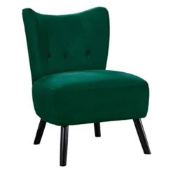 Homelegance Imani Tufted Velvet Accent Chair, Green