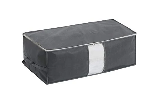 Surblue Under Bed Storage Organizer Large Capacity With Handle Clear Window (Gray) 2 Surblue Under Bed Storage Organizer Large Capacity With Handle Clear Window (Gray) - Image 2