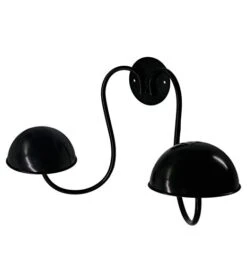 Owlgift Modern Metal Wall Mounted Entryway Retail Hat Rack/Wig Display Stand W/ 2 Circular Hat Hooks, Black 10 Owlgift Modern Metal Wall Mounted Entryway Retail Hat Rack/Wig Display Stand W/ 2 Circular Hat Hooks, Black -Songmics Furniture Shop 31kRGN3BisL