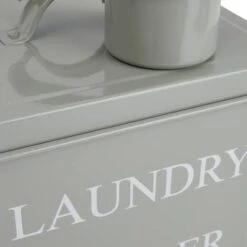 Bloomingville Farmhouse Metal Container With "Laundry Powder" Message, Lid, And Scoop, Grey 8 Bloomingville Farmhouse Metal Container With "Laundry Powder" Message, Lid, And Scoop, Grey -Songmics Furniture Shop 31ksweTgbYL