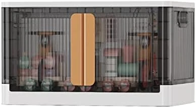 Sineda 4 Pack Storage Bins With Lids - 19 Gallon Collapsible Storage Bins With Wheels And Door, Stackable Storage Bins For Clothing, Blankets, Books, Bedding And Toys.(19 Gal-4Pack, Green) 7 Sineda 4 Pack Storage Bins With Lids - 19 Gallon Collapsible Storage Bins With Wheels And Door, Stackable Storage Bins For Clothing, Blankets, Books, Bedding And Toys.(19 Gal-4Pack, Green) - Image 7